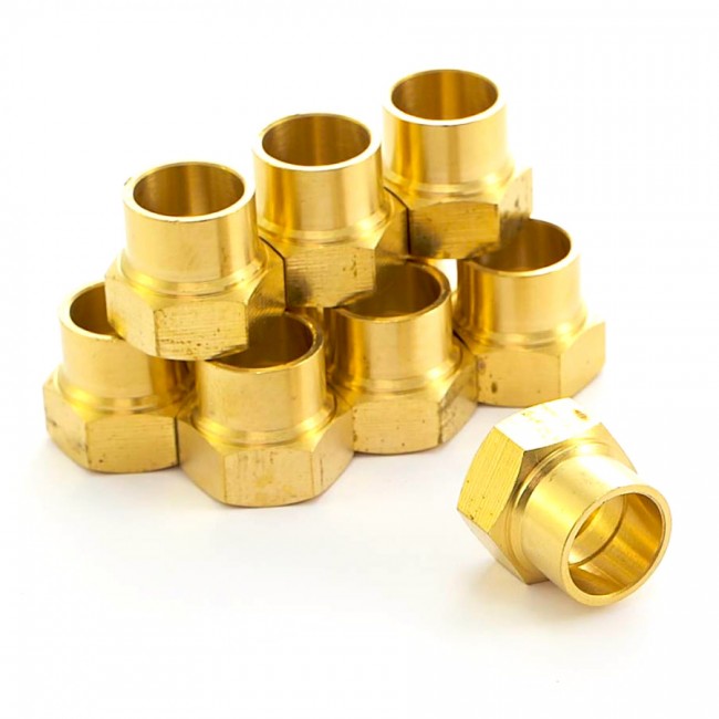 10 X Manchon laiton 270GCU à souder – femelle 12×17 à visser BRICOZOR