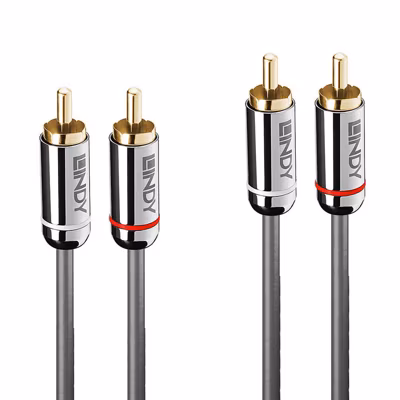 Câble audio 2x RCA Cromo Line 10m LINDY