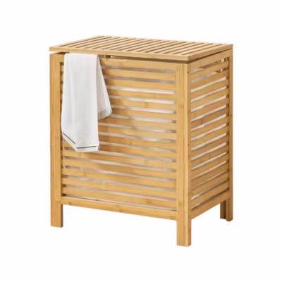 Panier à Linge avec Sac Skövde 65 Litres en.casa