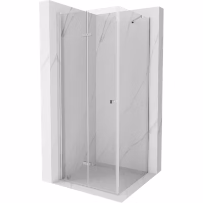 Mexen Lima cabine de douche pliante 100 x 100 cm, transparent, chrome – 856-100-100-01-00