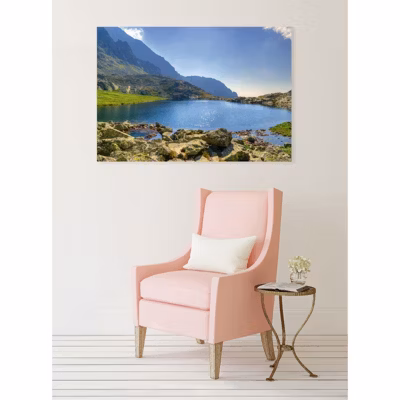Tableau toile XXL en kit Tatras 130 x 90 cm – Toile textile sans PVC