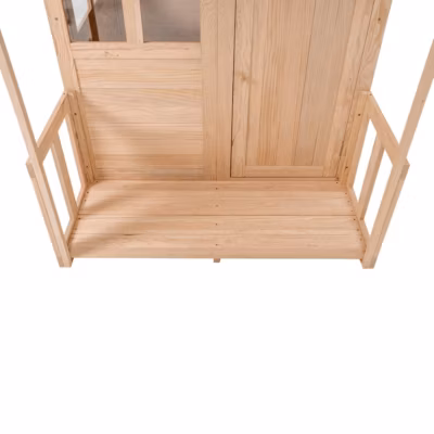 Veranda pour maisonnette BOUTON D&rsquo;OR COTTAGE en bois