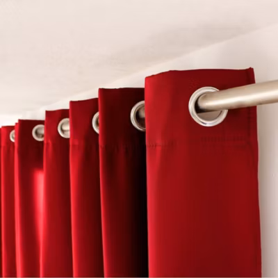 Rideau occultant thermique 140×240 Guimauve rouge