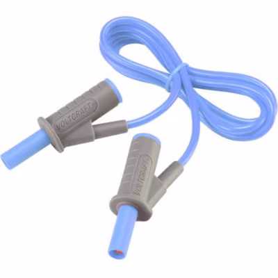 Cordon de mesure de sécurité MSB-501, 4 mm banane mâle – 4 mm banane mâle, 10 A, accessoire de mesure pour électricien, lot de 1.
