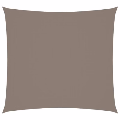 vidaXL Voile de parasol Tissu Oxford carré 2,5×2,5 m Taupe