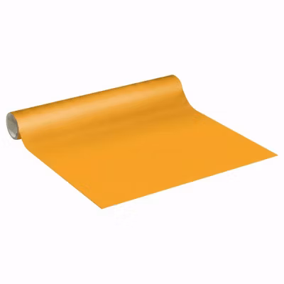 Rouleau adhésif Imperméable Vinyle au Mètre – Sticker Lavable Cuisine Meuble Armoire Porte – 60cmx20m – Jaune moutarde