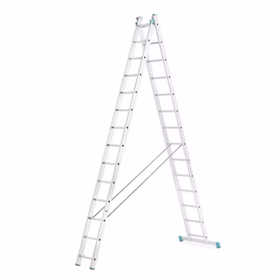 Echelle transformable 2×7 barreaux – Longueur déployée 3.14m – 7507/MKT/MMD