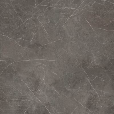 Sol PVC Textile – Aspect marbre anthracite – Rouleau de 3m x 19m