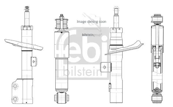 Amortisseur (à l'unité) FEBI BILSTEIN 1002481