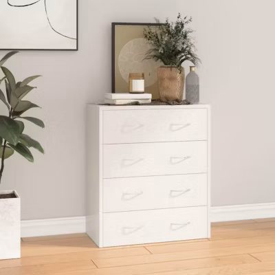 vidaXL Buffet avec 4 Tiroirs Armoire Latérale Meuble de Rangement Organisateur de Maison Salon Salle de Séjour Intérieur 342579
