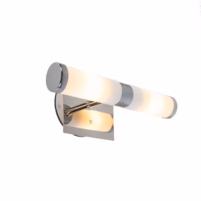 Applique murale intelligente chromée IP44 avec 2 G9 Wifi – Bath