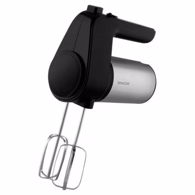 Batteur à main Sencor SHM 5207 400 W 6 vitesses Turbo noir argent