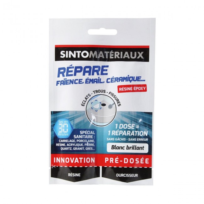 Mastic de réparation sanitaire – Répare Dose Epoxy SINTO