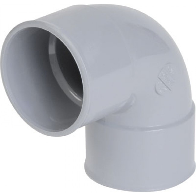 Coude pvc à 87°30 femelle-femelle NICOLL