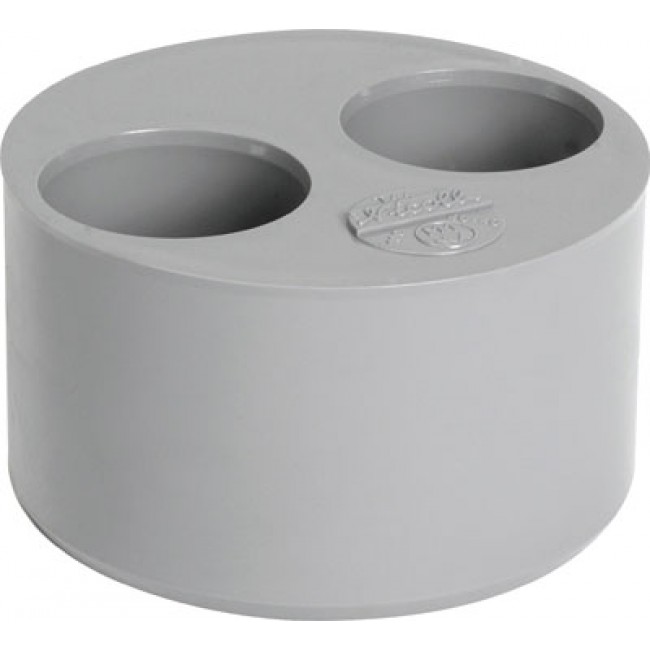 Tampon de réduction pvc mâle – 2 trous NICOLL