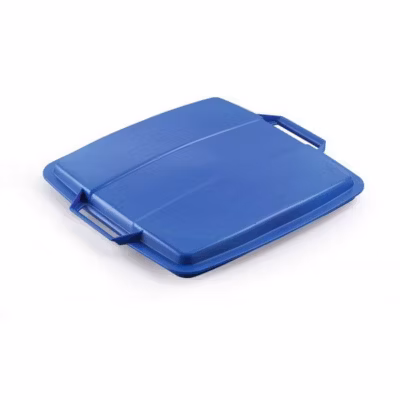 Couvercle pour poubelle carrée Durabin 90 litres – Bleu