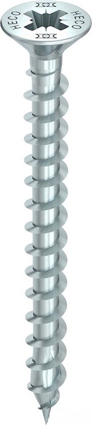 HECO Vis aggloméré TOPIX- Plus PK4,5x30VD PZ2 Galvanisé – 200 pièces