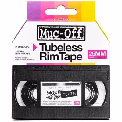 Fond de jante pour vélo – Tubeless – Bande adhésive – 25mm largeur – Muc-Off