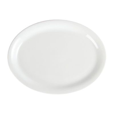 Assiettes Ovales Blanches 164(L) x 204(P)mm – Lot de 6 – Olympia