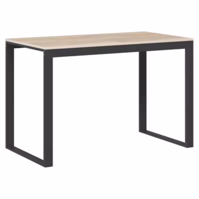 Bureau d&rsquo;ordinateur Noir et chêne 110x60x73 cm Aggloméré vidaXL