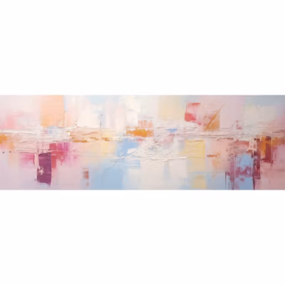 Tableau sur toile art moderne 30×97 cm Fabriqué en France