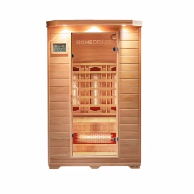 – Cabine infrarouge avec radiateur à spectre complet REDSUN M – 120 x 105 cm pour 2 personnes
