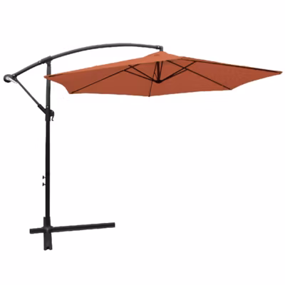 Parasol déporté rond collioure diamètre 3m  – terre cuite Keter 14-700741 beausoleil