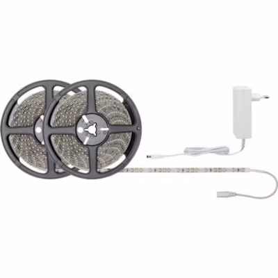 Paulmann SimpLED 78974 Ruban LED 10 m blanc chaud 3000 K avec alimentation 230/12V