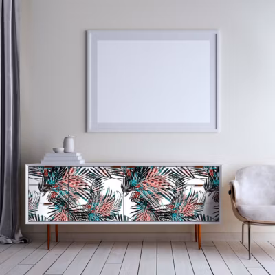 Sticker meuble tropical jaruwan 40 x 60 cm