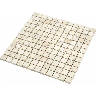 Mosaïque Travertin – Beige – 2.3 x 2.3 cm