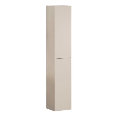 Colonne murale salle de bain 2 portes Azel Cachemire