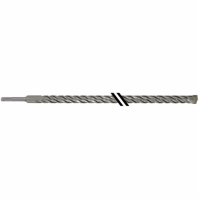 Foret bétons 2 taillants SPEEDER2 -L460mm -Pointe de centrage -Quadruple goujures -SDS+D: 20 / L: 450 / TIVOLY