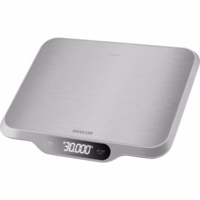 Balance de cuisine Sencor SKS 7300 acier inoxydable 30 kg précision 2 g
