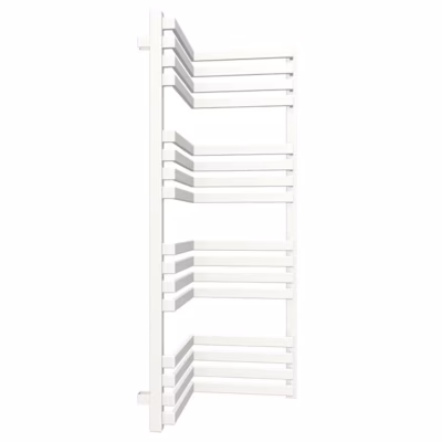Sèche-serviette d&rsquo;angle électrique blanc – HxL 465×350 mm – 300 (Watts) – 300 Watt – INC465-350E1B