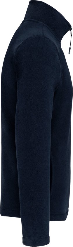 Gilet polaire &lsquo;Enzo&rsquo; avec col zip marque Kariban taille L Bleu foncé