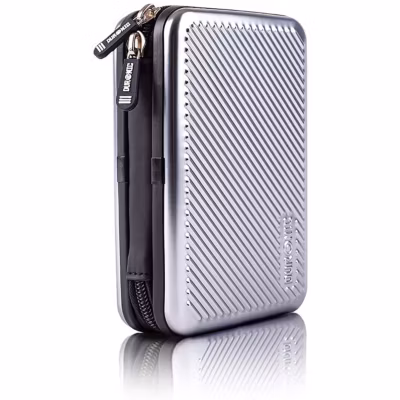 HDC3 SR Etui pour disque dur GPS liseuse batterie externe 11 x 16 cm Housse de protection antichoc rigide EVA Duronic