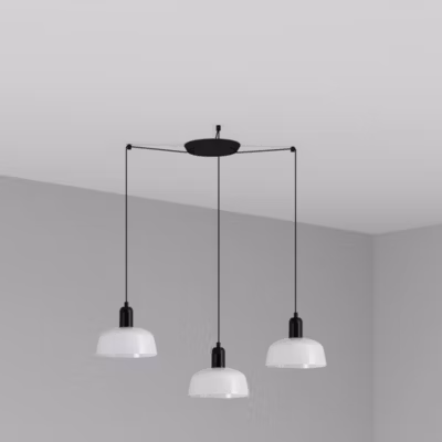 TATAWIN S 3L Lampe à suspension blanche