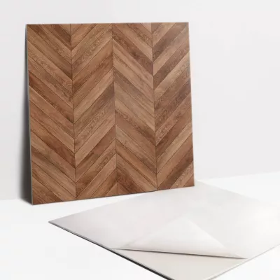 Carreaux vinyle Tulup 30×30 cm planches de bois 9 pcs