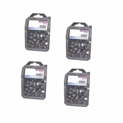 4 Coques de 25 Ecrous Borgnes M10 mm – DIN 1587 – Inox A2 – D-Work