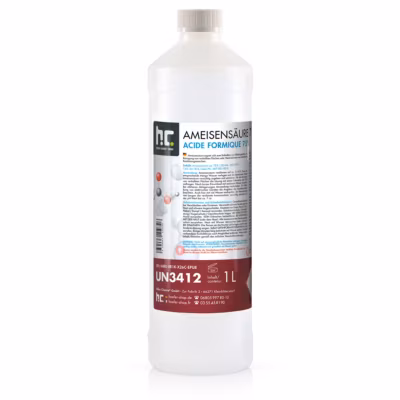 Acide Formique 73 % 1 x 1 L, Puissant Nettoyant Technique Pour Détartrage, Décapage Et Traitement Du Cuir