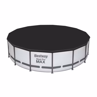 Bestway Bâche 4 saisons ronde 470 cm pour piscine diamètre 457 cm