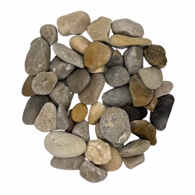BIG BAG de 200KG – 2,5M² Galet Roulé Lavé Gris Silico-Calcaire 10/20 mm – Livraison STANDARD