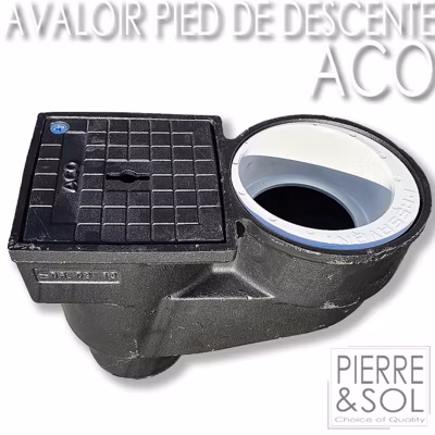 Avaloir pied de descente – Couvercle d&rsquo;inspection – ACO