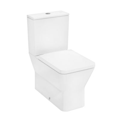 WC à poser sans bride sortie universelle HANSGROHE Elupura Original Q avec abattant