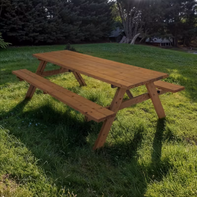 Table de jardin en bois 8 personnes