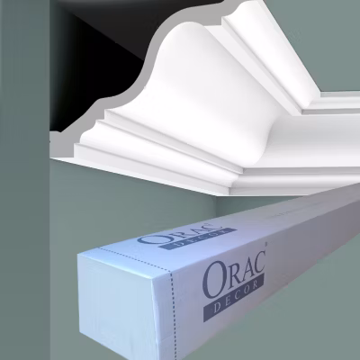 C334 Corniche plafond Orac Decor – 15×19,5x200cm (h x p x L) – moulure décorative polyuréthane