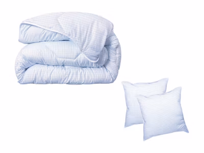 Pack DODO couette 220 x 240 cm + 2 oreillers 60 x 60 cm – Protection Totale anti acariens – ANGE GARDIEN