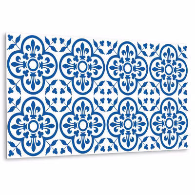 Panneau autocollant Tulup 100×50 cm Motifs royaux 1 pcs