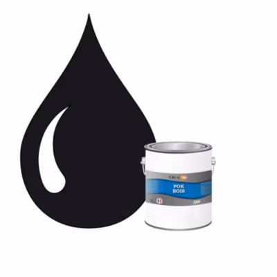 Peinture extérieure bois – Résistante aux intempéries POK BOIS – 1L – RAL 5004 – Bleu Noir – Clic & Pok