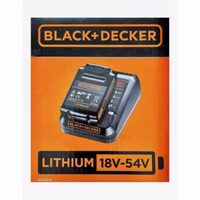 Batterie et Chargeur BLACK+DECKER – Lithium 18V 2 Ah – BDC2A20-QW
